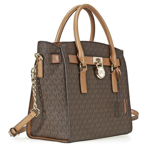 michael michael kors hamilton large logo satchel|michael kors nouveau hamilton satchel.